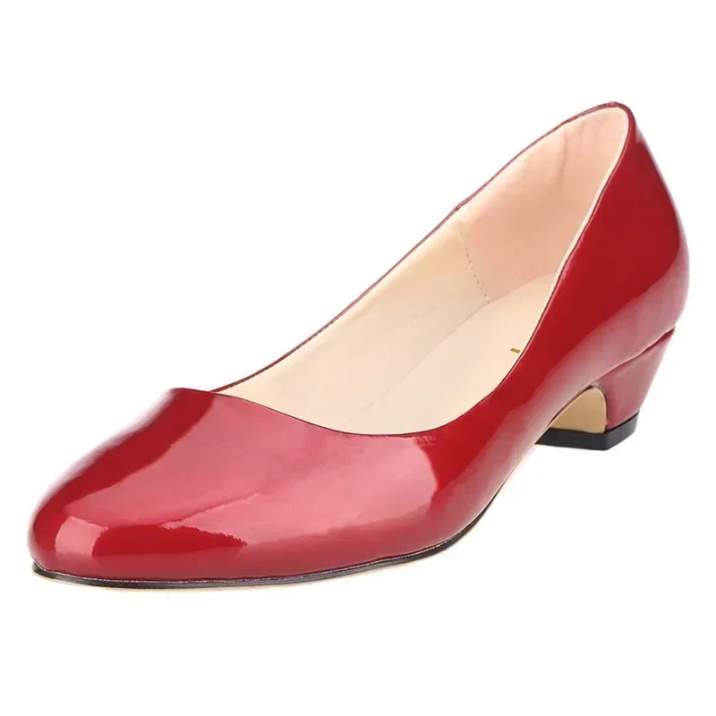 Women'S Shoes - Kadınlar İçin Dolgu Topuklu Pompalar Sonbahar